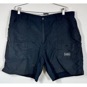 AFTCO Men's‎ Nylon Cargo Fishing Lightweight Utility Shorts Navy Size 40 Boating